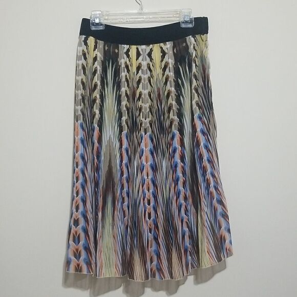 Studio West Brown Multicolored Skirt Sz small - Picture 2 of 5